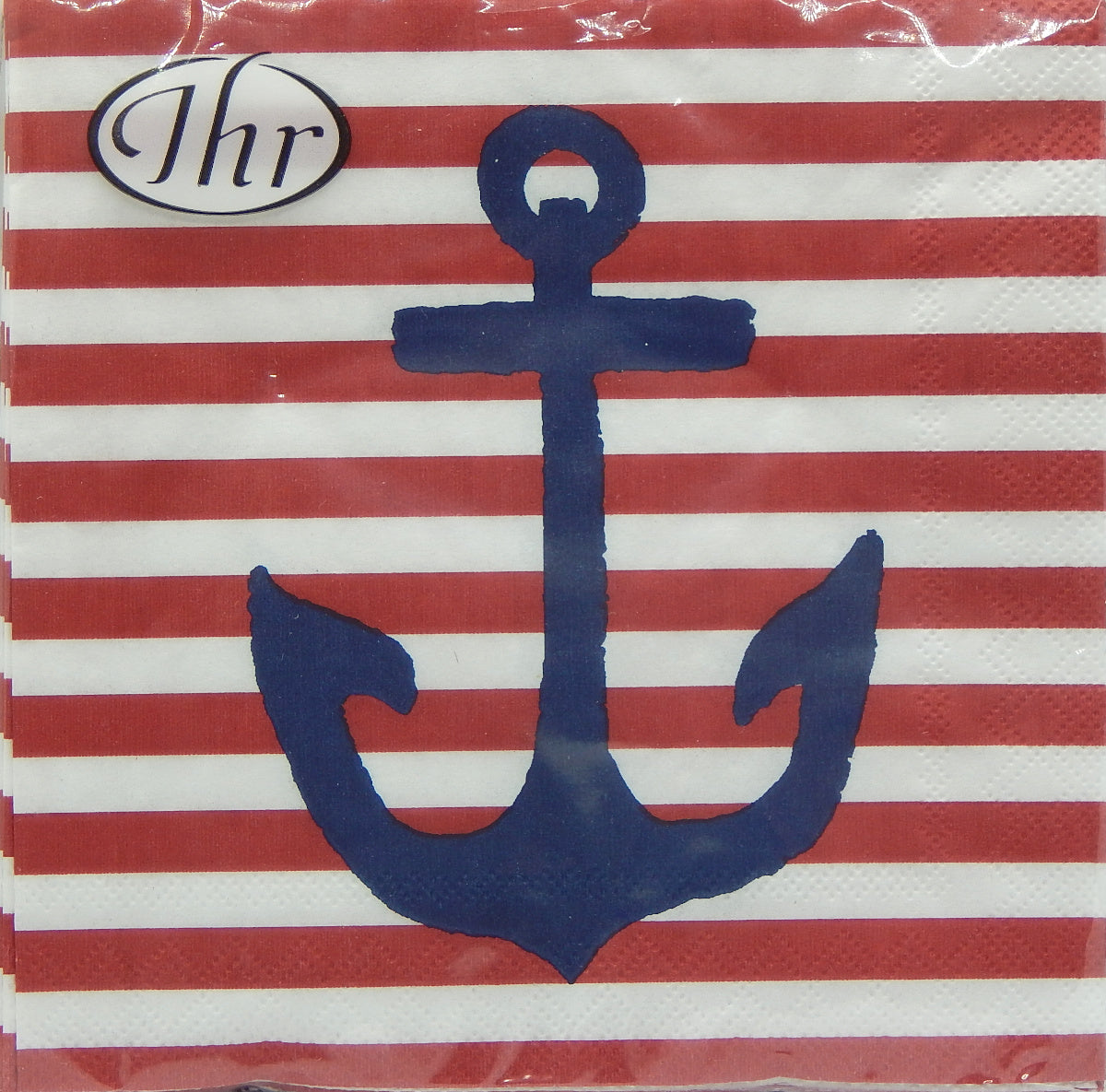 Yacht Club Anchor Cocktail Napkins<br>20 Count<br>by IHR
