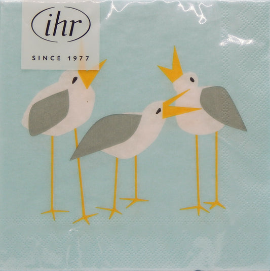 Seagull Chatter Cocktail Napkins<br>20 Count<br>by IHR