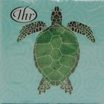 Green Sea Turtle Cocktail Napkins<br>20 Count<br>by IHR