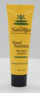 Naked Bee Hand Sanitizer Travel Size<br>0.5 oz. Tube<br>Orange Blossom Honey