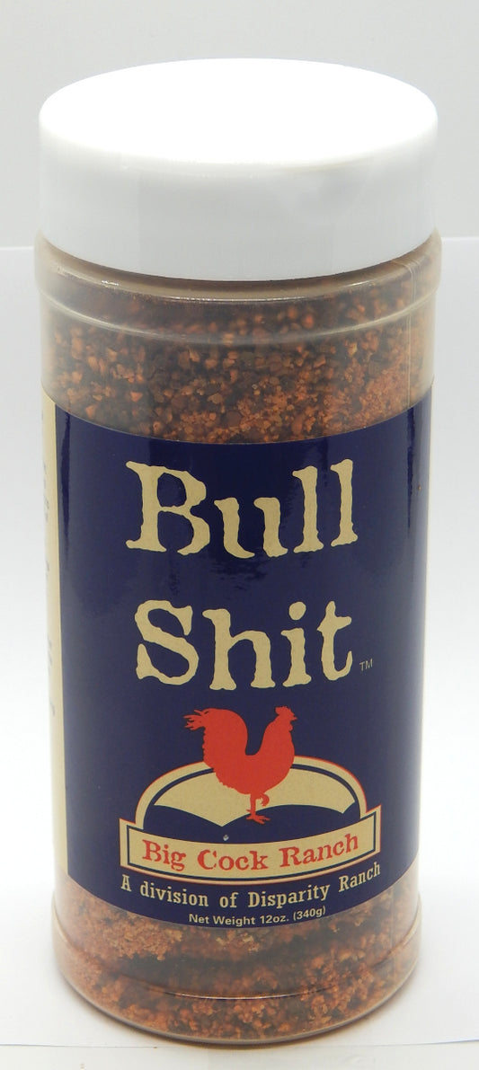 Bull Shit Steak Seasoning<br>12 oz. Plastic Jar<br>by BCR