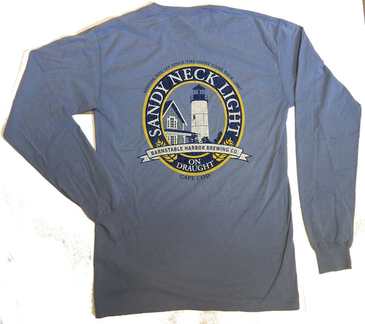 Sandy Neck Light<br>Pigment-Dyed LONG SLEEVE T-Shirt<br> by Austins