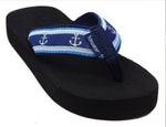 Anchor Stripes<br>Boardwalk Collection<br>by Tidewater Sandals