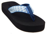 Ditty Anchors, Navy<br>Boardwalk Collection<br>by Tidewater Sandals