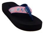 Dots & Shells, Pink<br<Boardwalk Collection<br>by Tidewater Sandals