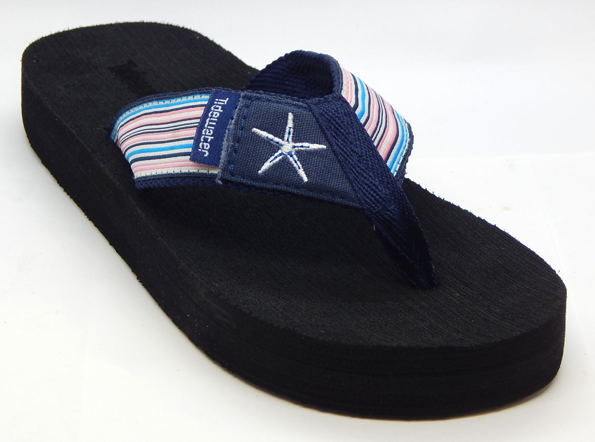 Starfish Stripes<br>Boardwalk Collection<br>by Tidewater Sandals
