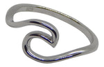 Sterling Silver Ocean Wave Ring