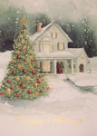 "Happy Holidays"<br>Scenic Christmas Cards (#1059)<br>by Masterpiece Studios