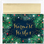"Warmest Wishes"<br>Tropical Christmas Cards (#1184)<br>by Masterpiece Studios