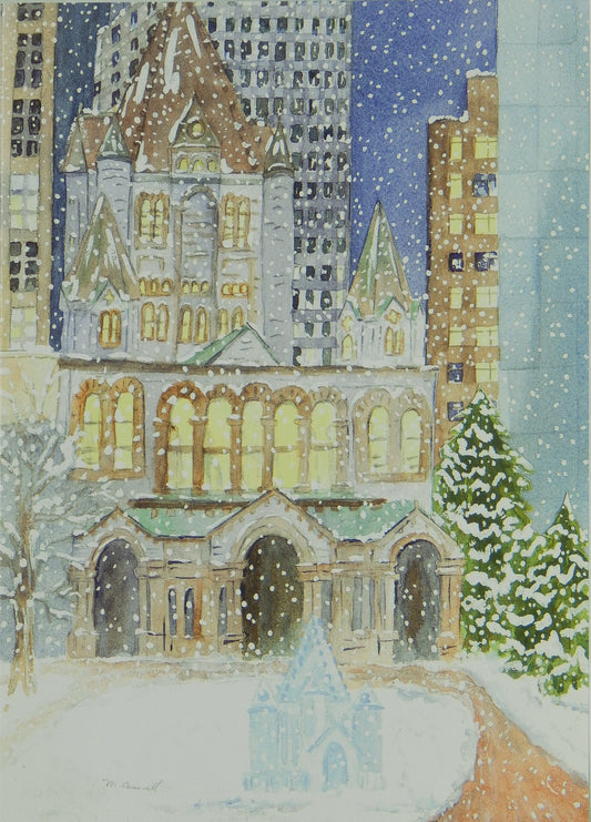 Boston Christmas Cards (#1304)<br>by East Coast Print Images