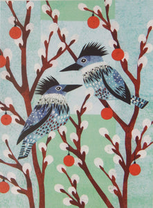 Bird Christmas Cards (#1339)<br>100% Recycled<br>by Allport Editions