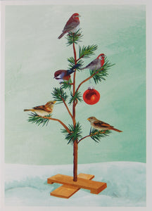 Bird Christmas Cards (#1342)<br>100% Recycled<br>by Allport Editions