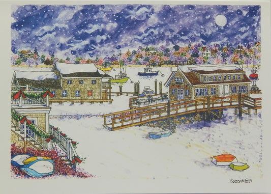Nautical Christmas Cards (#1355)<br>by Onion Hill Designs