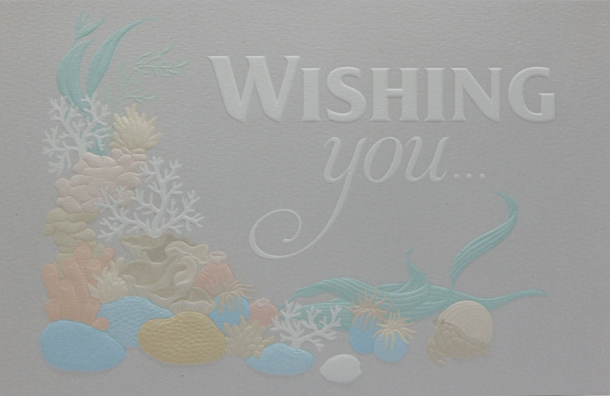 "Wishing You . . . "<br>Nautical Christmas Cards (#1369)<BR>Embossed by Pumpernickel Press