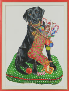 Dog Christmas Cards (#1392)<br><font color="red"><b>SLIGHTLY SMALLER CARD</b></font><br>by Caspari