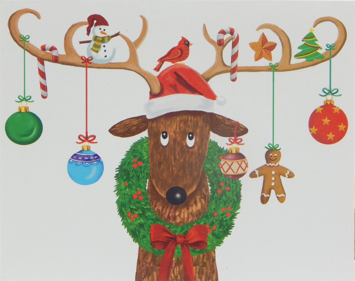 Humorous Christmas Cards (#1398)<br><font color="red"><b>SMALLER CARD</b></font><br>by Caspari