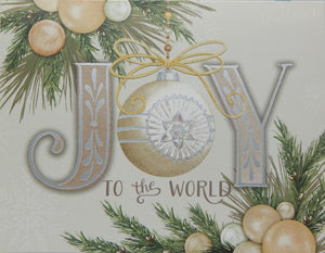 "Joy" or "Jolly"<br>Assorted Scenic Christmas Cards (#1412)<br>NEW! by Lang