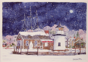Lighthouse Christmas Cards (#858)<br>by Onion Hill Designs
