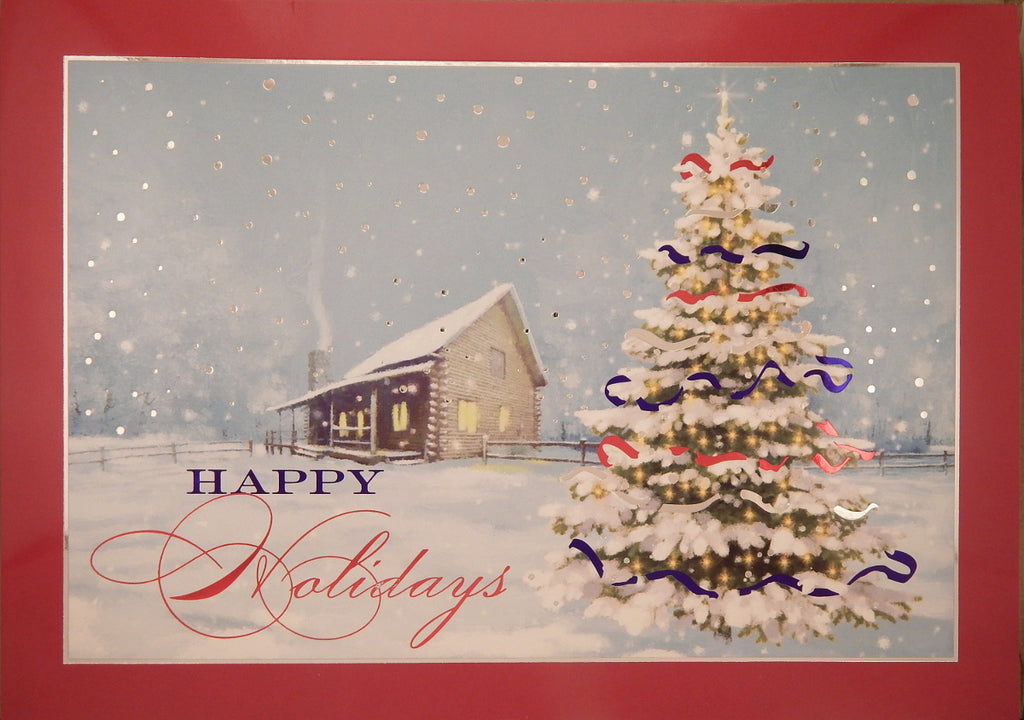 "Happy Holidays"<br>Scenic Christmas Cards (#875)<br>by Masterpiece Studios