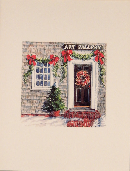 Scenic Christmas Cards (#961)<br><font color="red"><b>SMALLER CARD</b></font><br>by Onion Hill Designs